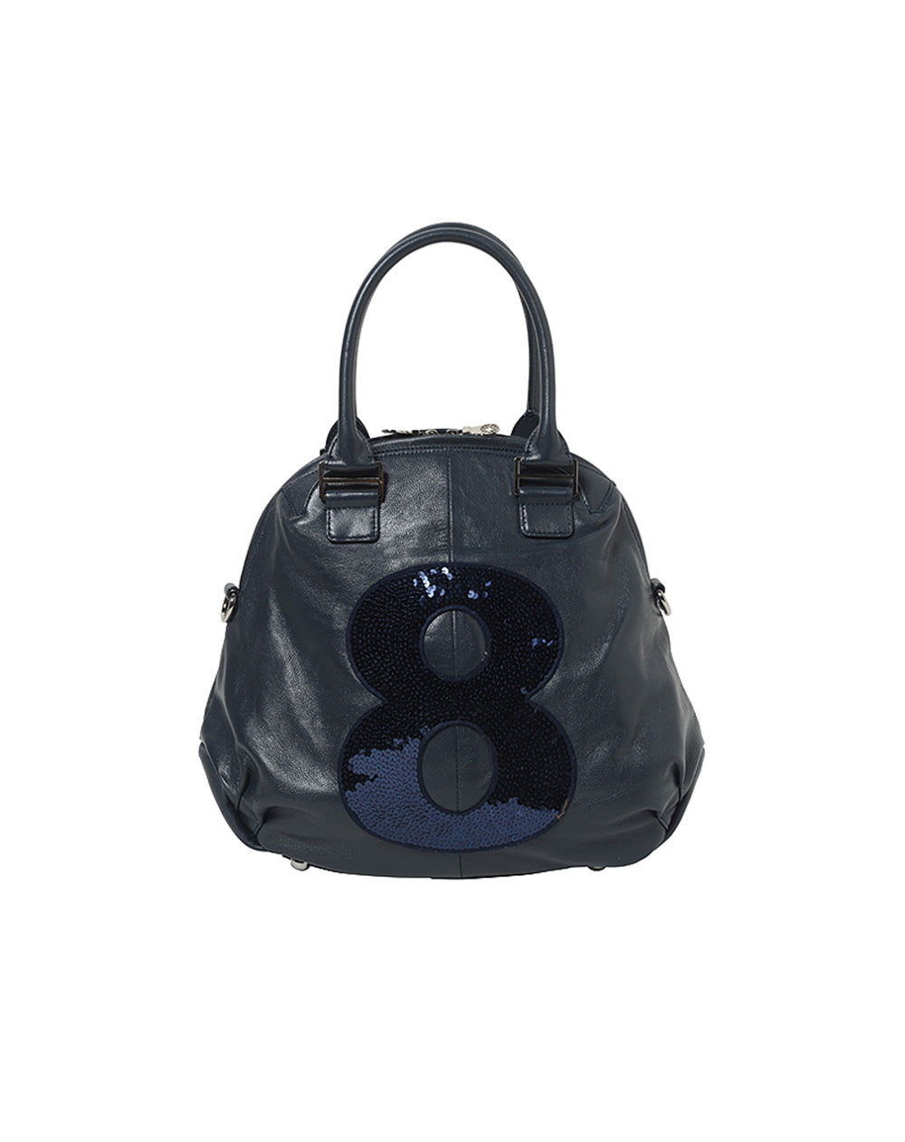 8バッグ・ゴート革 (ネイビー/シルバー) – muta Online Store