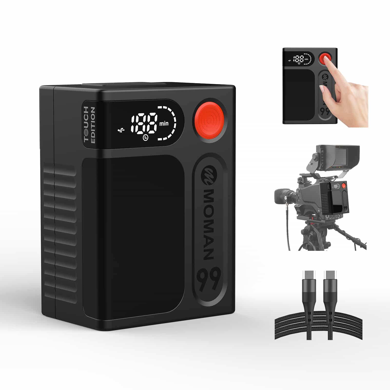 99Wh V-mount Camera Battery Moman Power 99 Touch | Moman