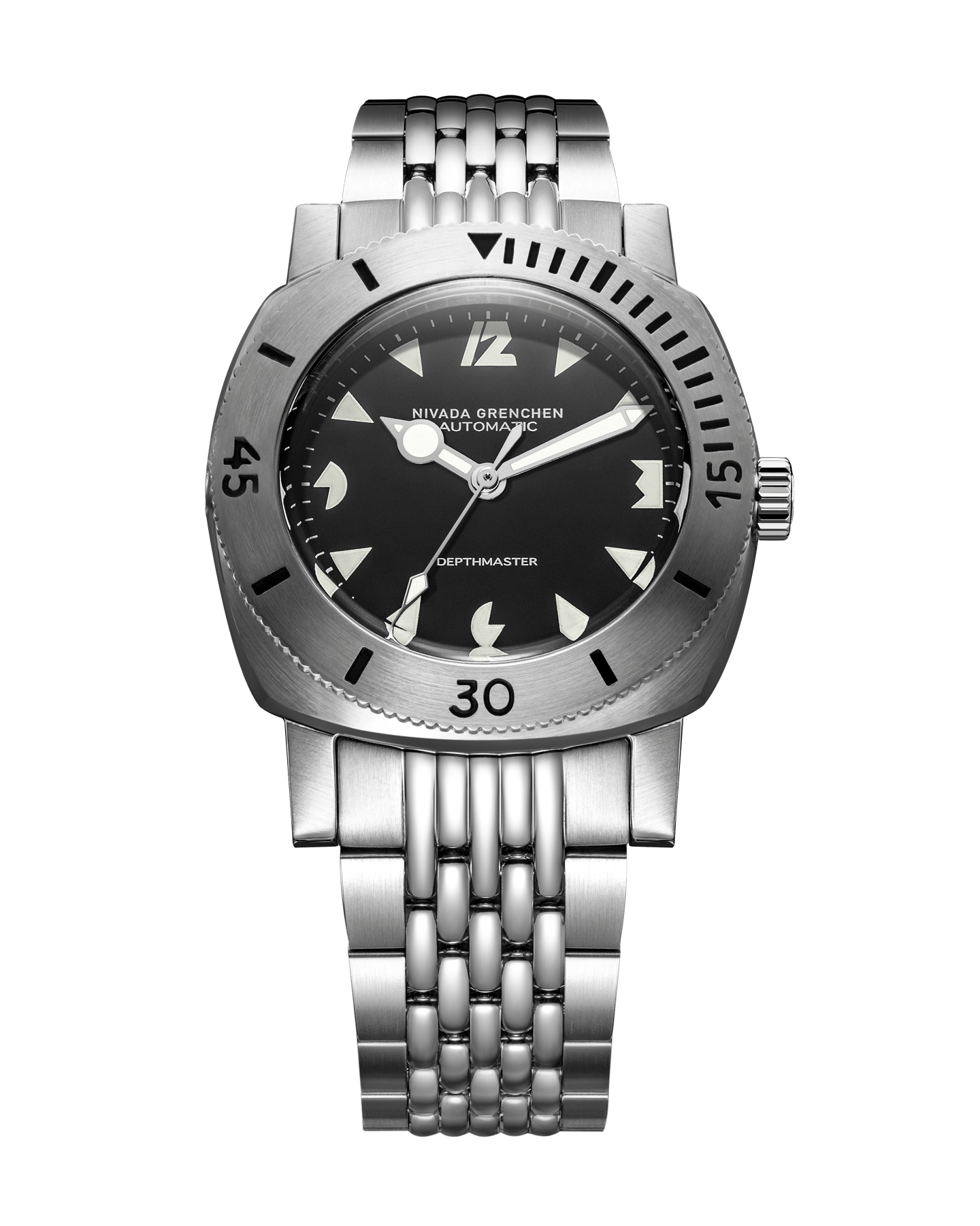 WHITE ART DECO DEPTHMASTER – Nivada Grenchen