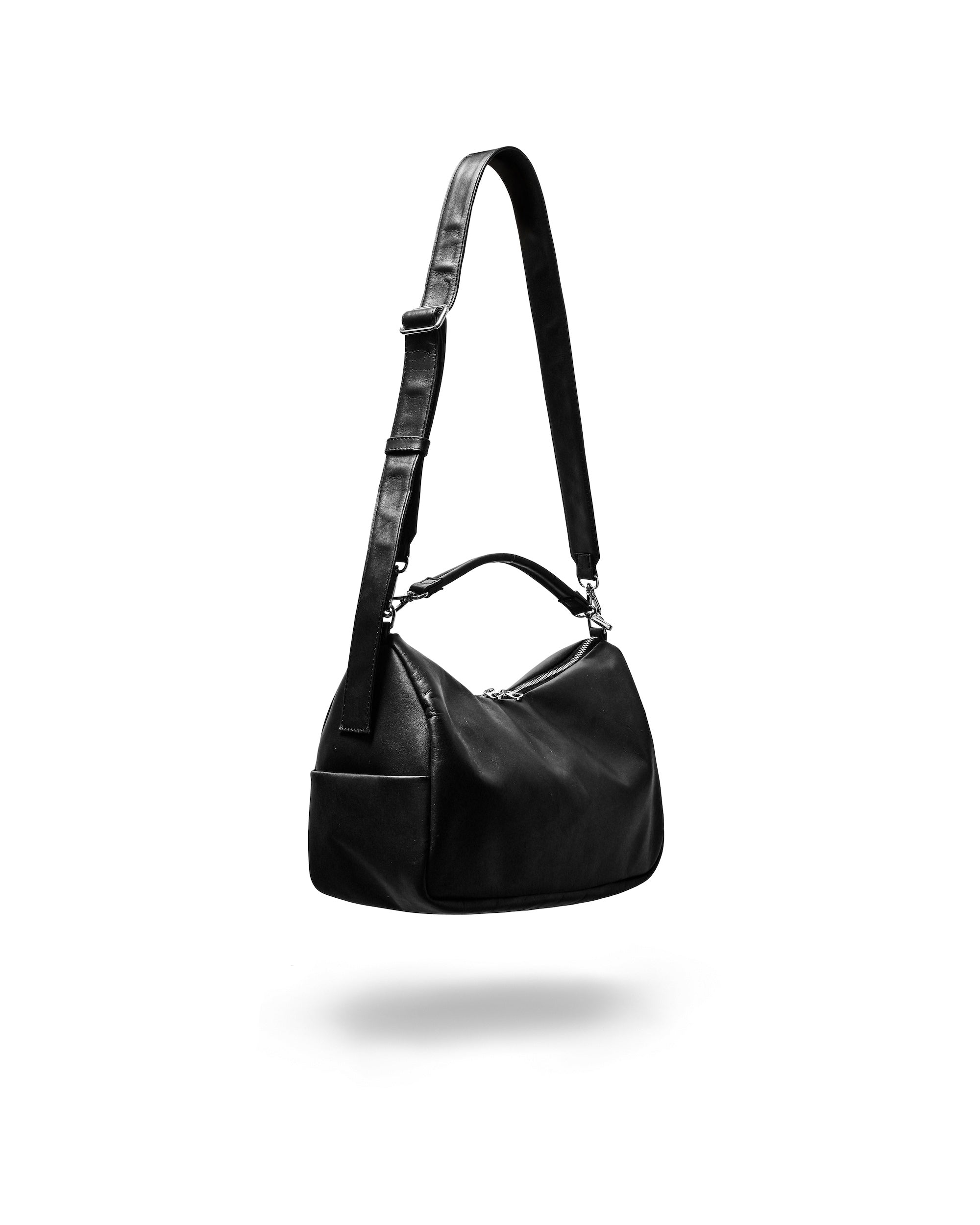LEATHER DAYOFF BAG (BLACK)