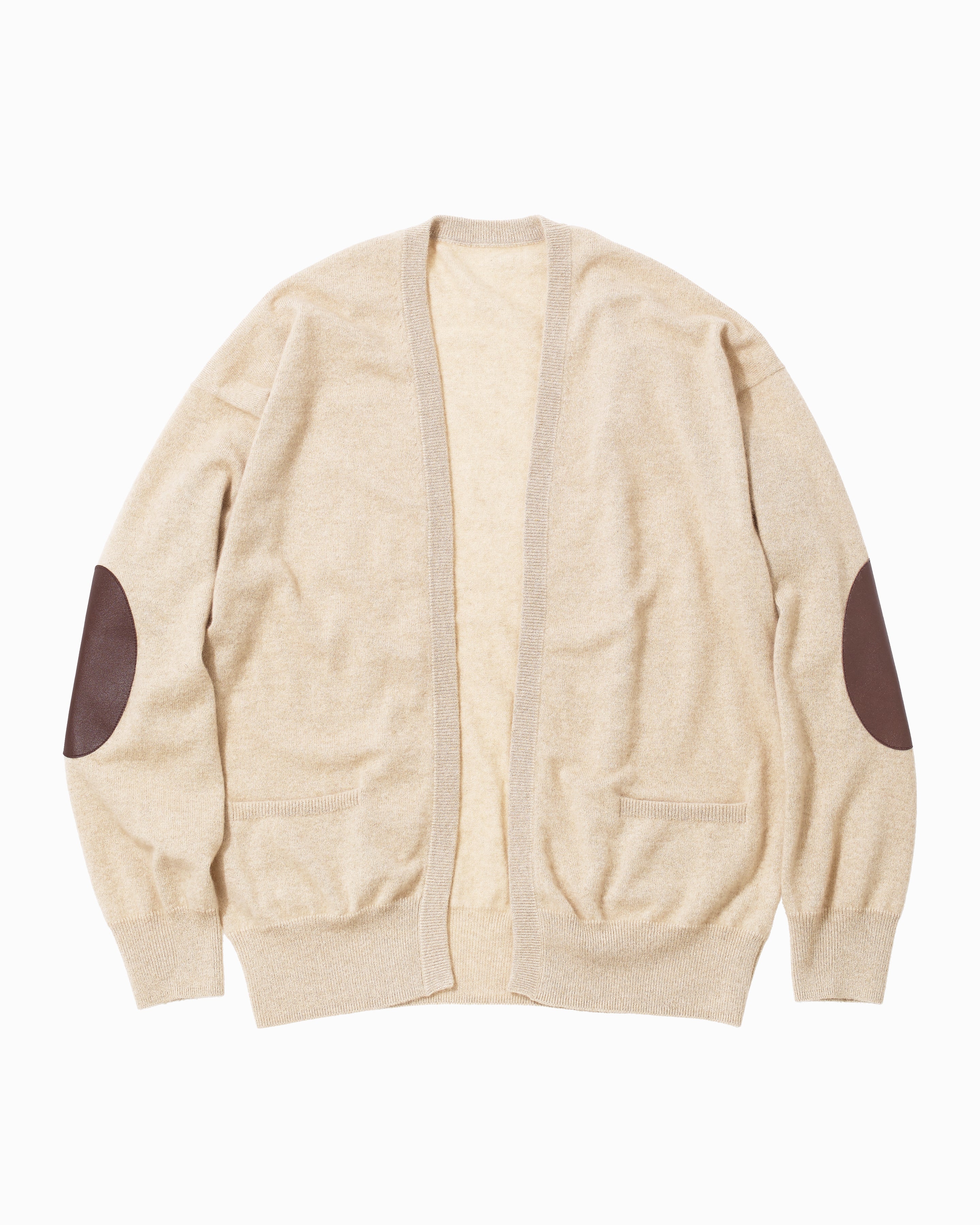 モンゴリアンカシミヤ カーディガン, Natural Beige – cash & barba