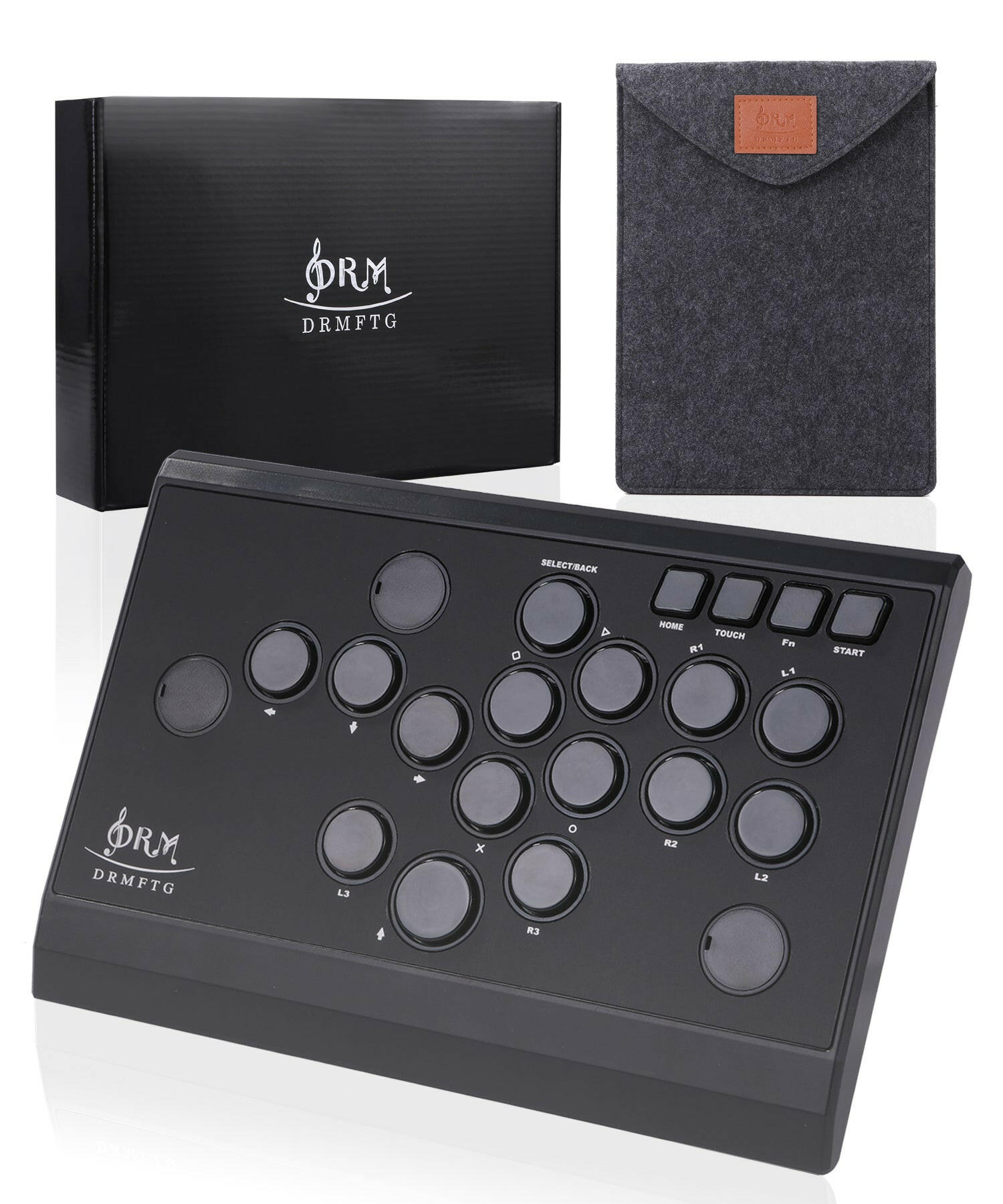 DRMFTG DRM Slim CherryMXモデル マットブラック レバーレス アケコン