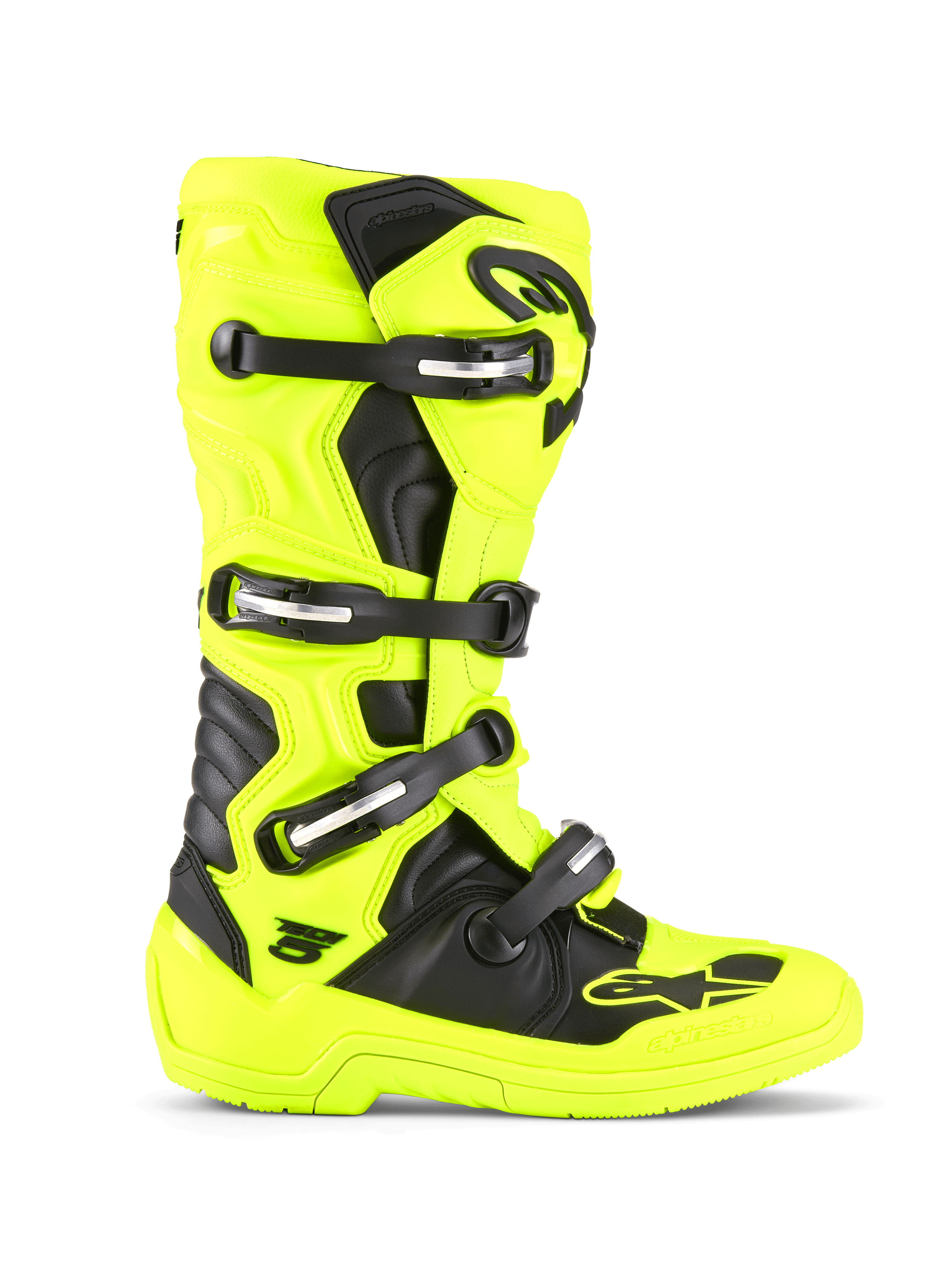 Tech 5 - Yellow Fluo MX Boots | Alpinestars®