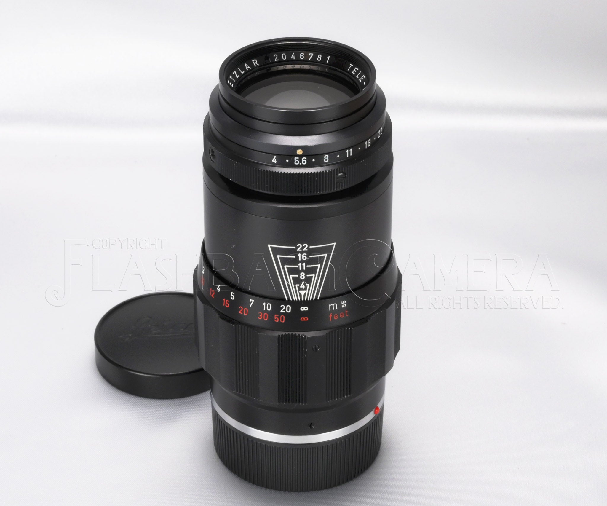Tele-Elmar 135mm f4 (M) Red Scale – FLASHBACK CAMERA