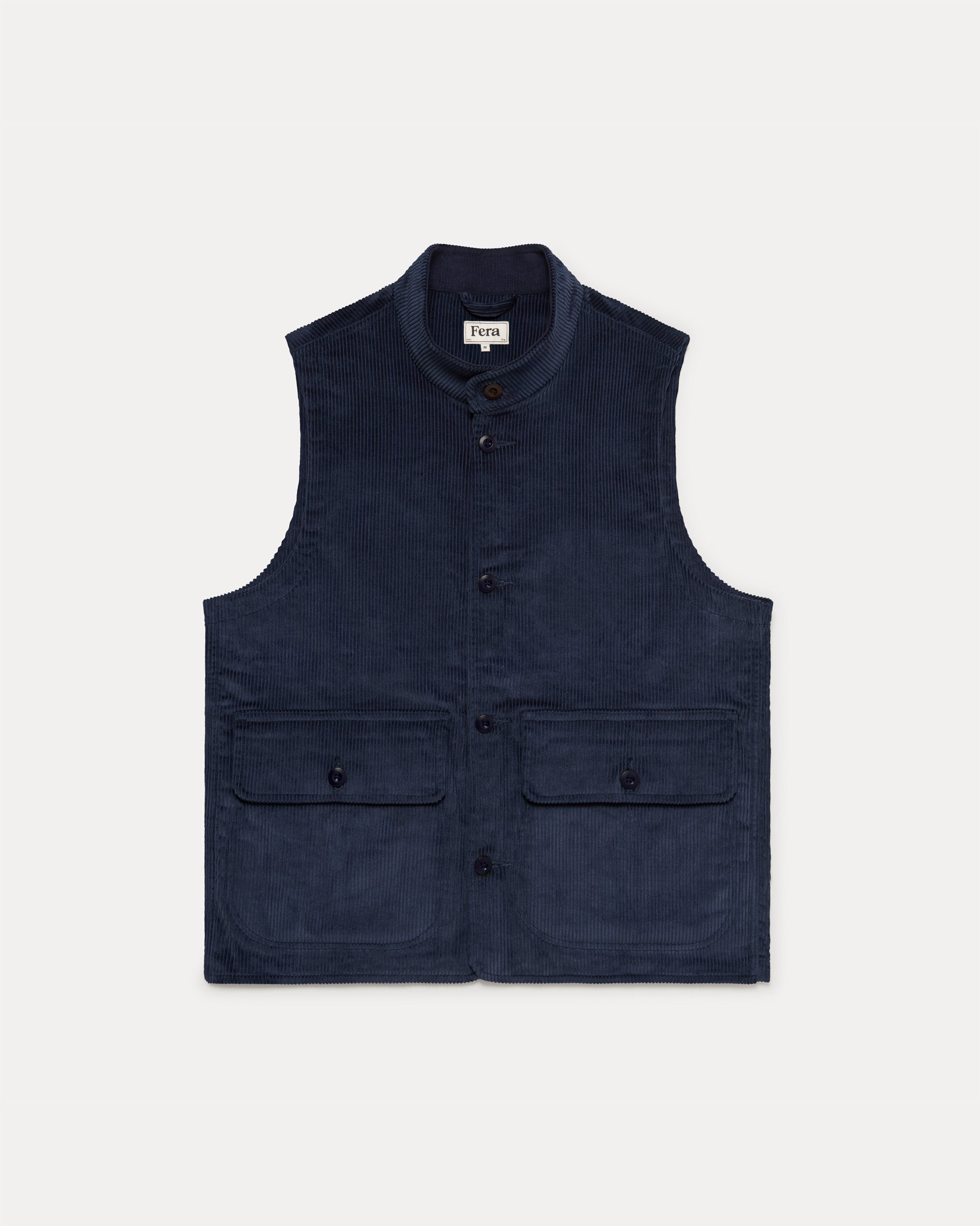 Cord Wandle Vest - Navy