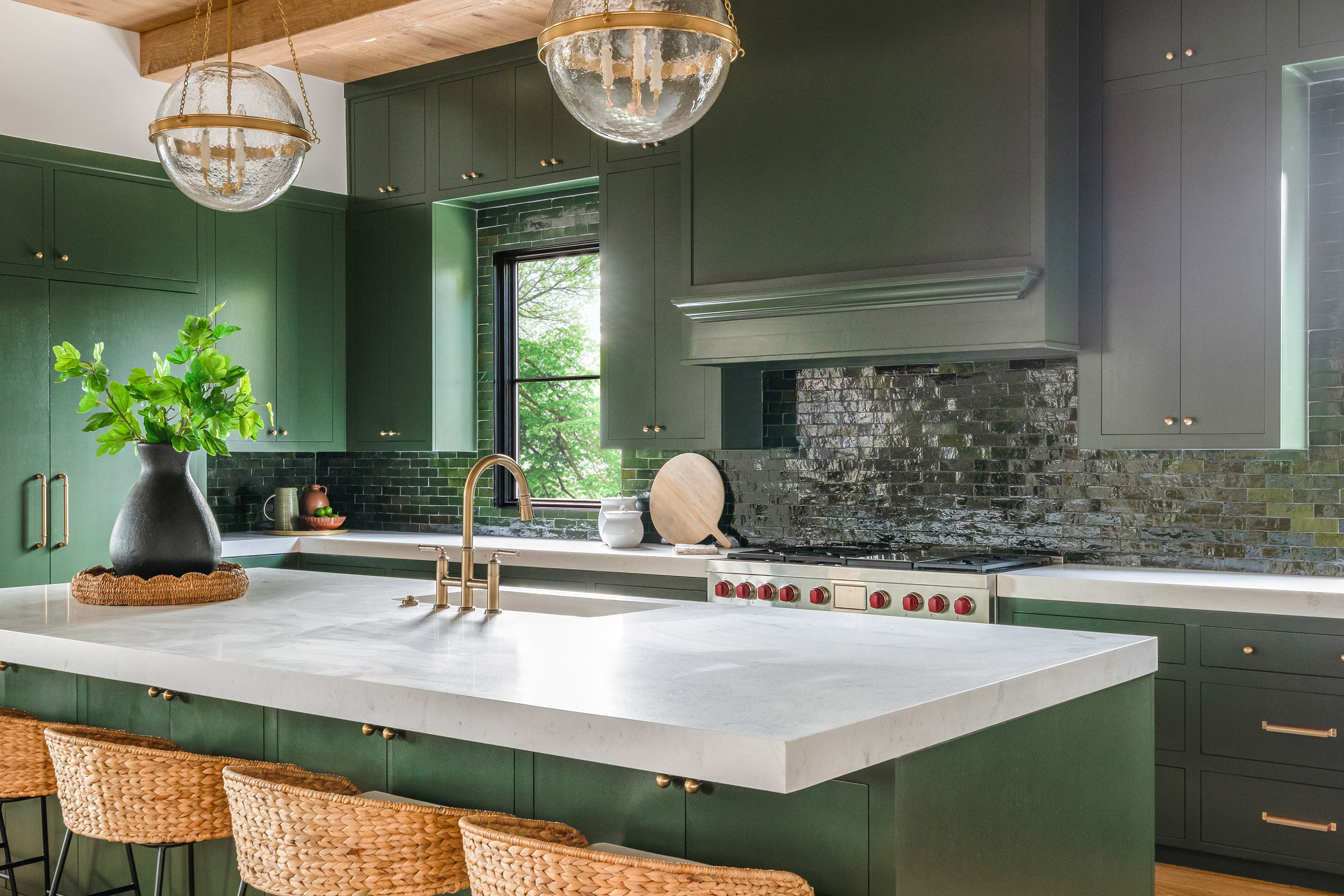 Forest Green 2x6 Thin Bejmat Zellige Tile