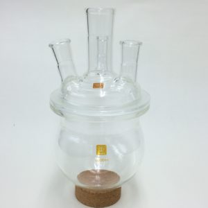 実験用耐熱ガラス「特注四ッ口セパラブルフラスコ」 | 特注実験用耐熱
