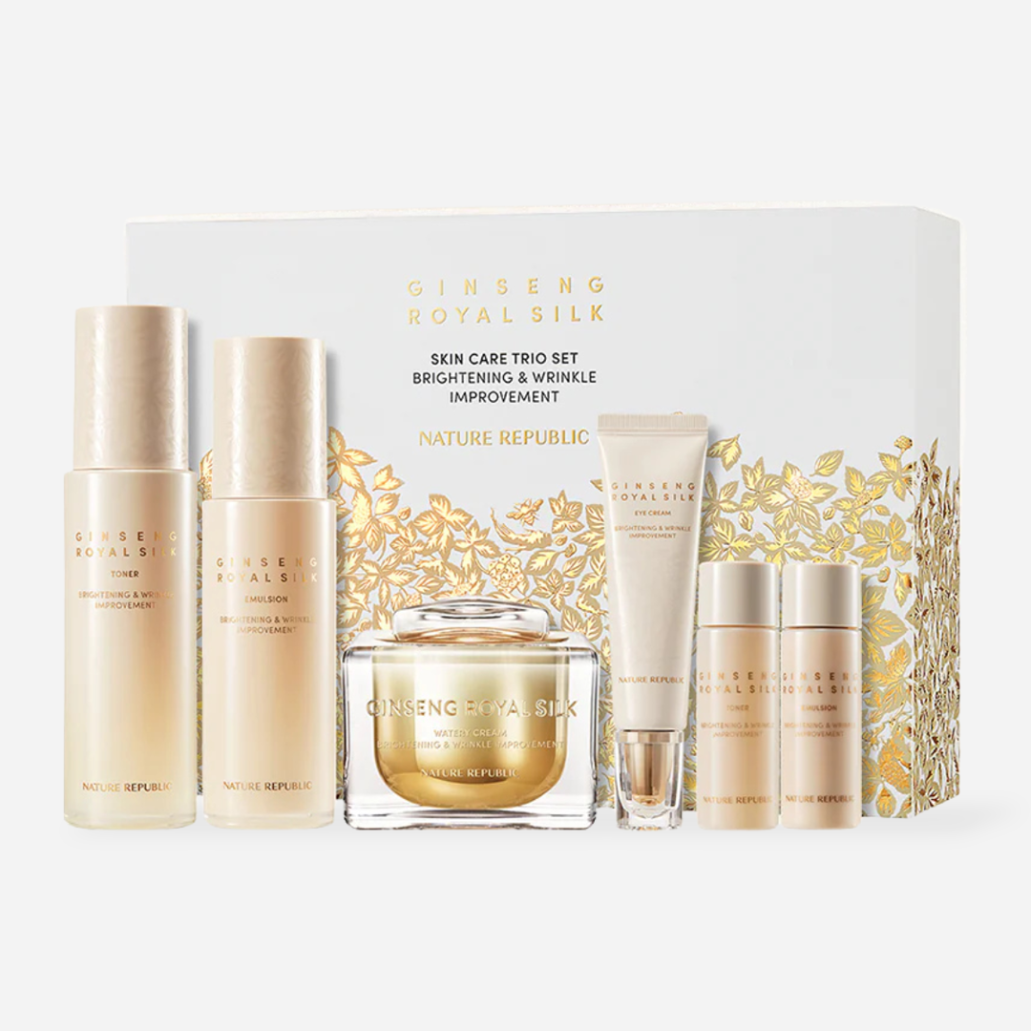 Ginseng Royal Silk Trio Set | Anti-Aging & Nourishing Skin — OoshTush