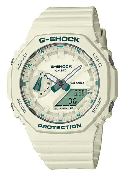 G-SHOCK ミッドサイズ グリーンアクセント GMA-S2100GA-7AJF メンズ