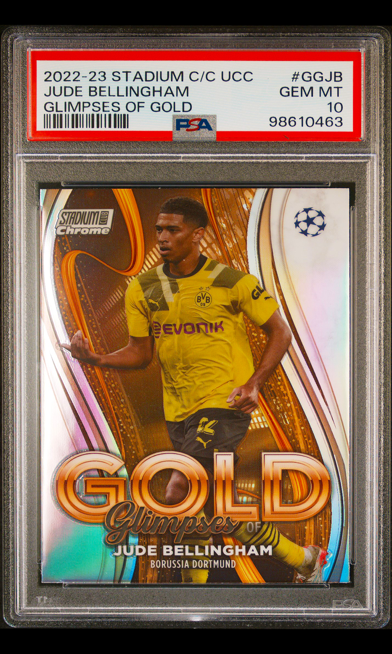 23 Topps Stadium Club Chrome Soccer - #GGJB Jude Bellingham