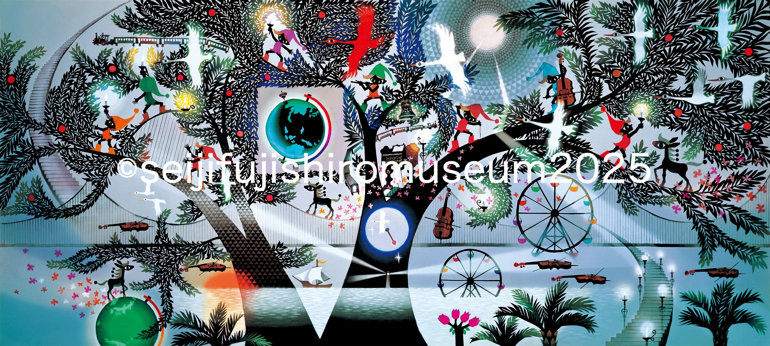 地球讃歌」FSM-37 ジクレー版画 – 藤城清治とラビの玉手箱