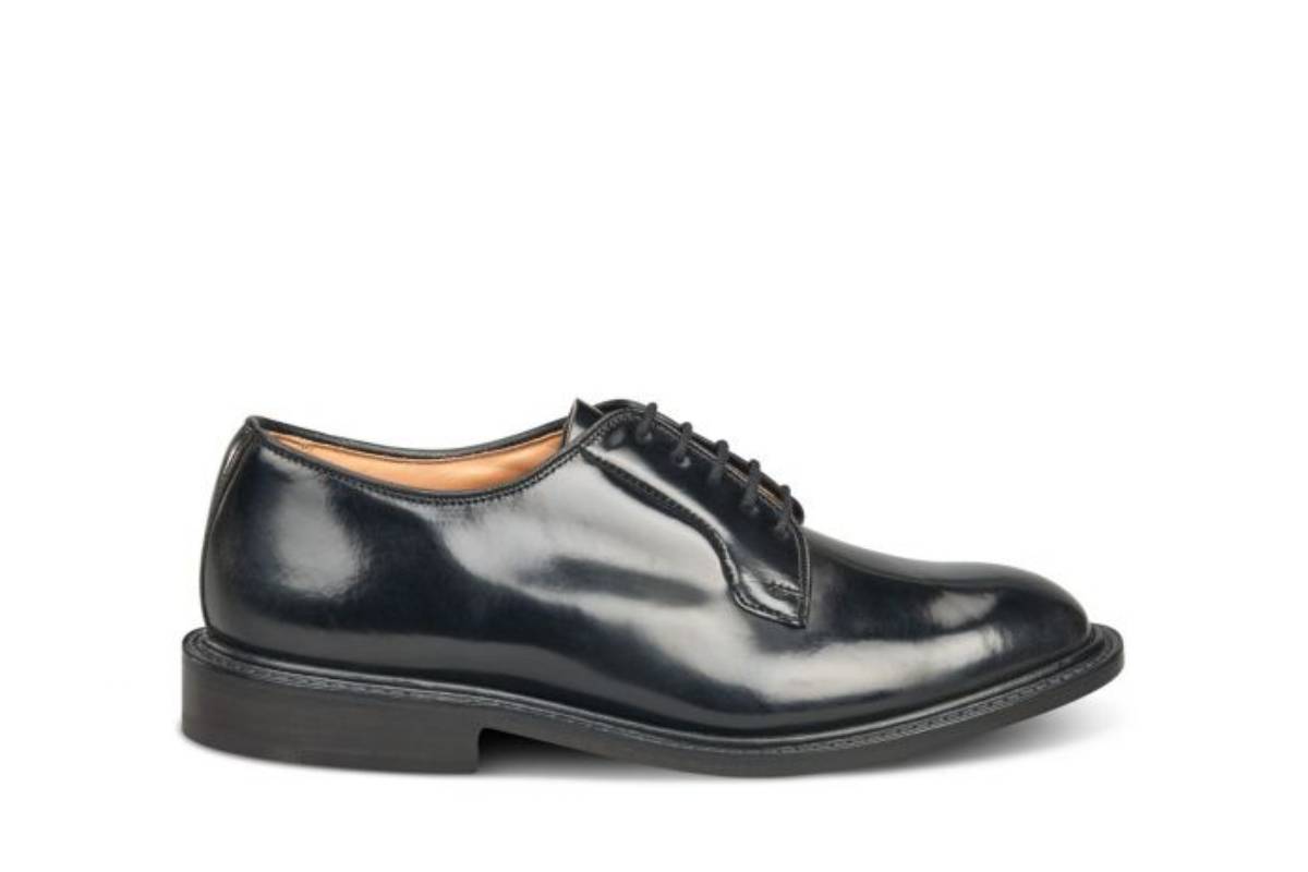 Robert Derby Shoe - Black Bookbinder – R E Tricker Ltd