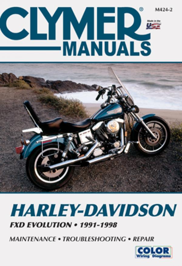 Harley-Davidson FXD Evolution Motorcycle (1991-1998) Clymer Repair