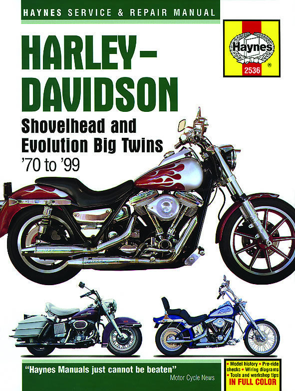 Harley-Davidson Shovelhead & Evolution Big Twins (70-99) Haynes