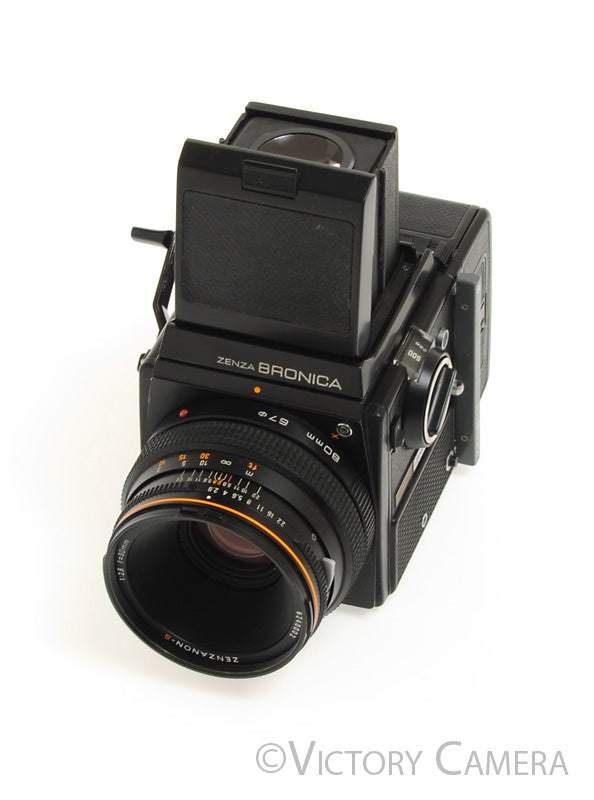 Zenza Bronica SQ-A 6x6 Medium Format SLR 80mm f2.8 Lens WLF [EXC]