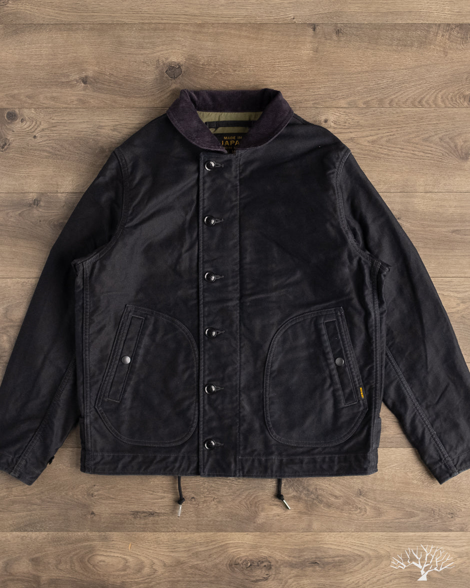 Iron Heart - IHM-48-BLK - Lightweight Whipcord N1 Deck Jacket