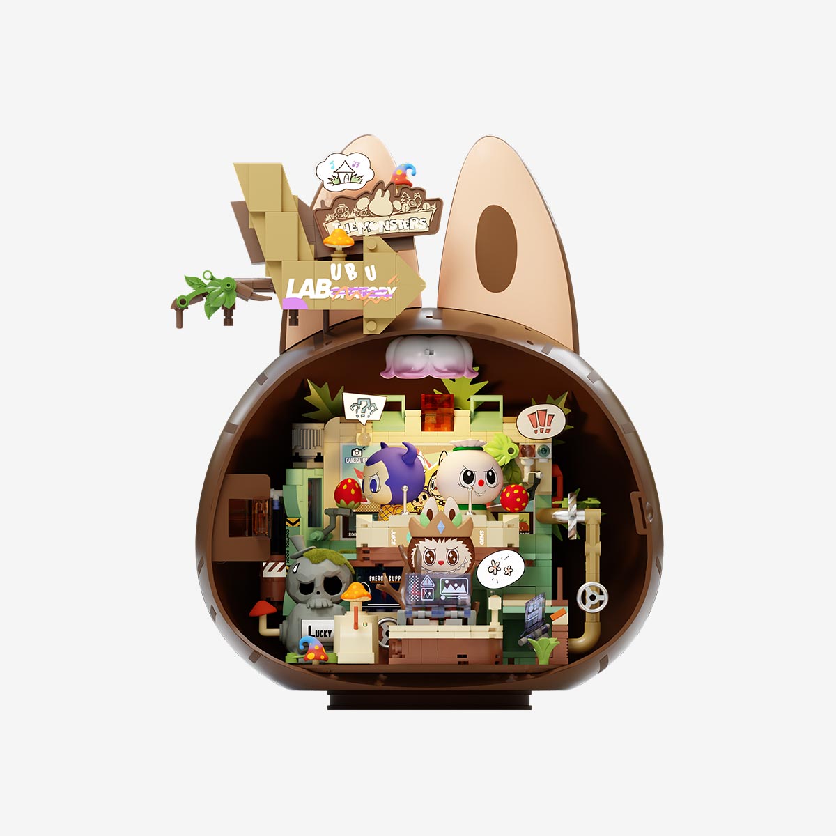 Popmart x PopBlocks] - The Monsters Labubu Forest Secret Base