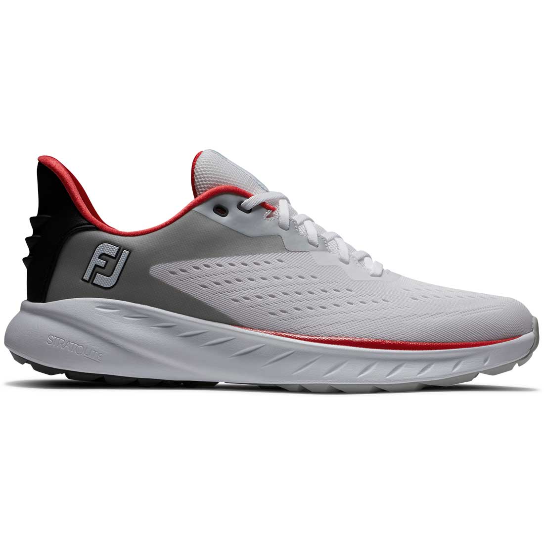FootJoy FJ Flex XP Golf Shoes White/Red – Golf Discount