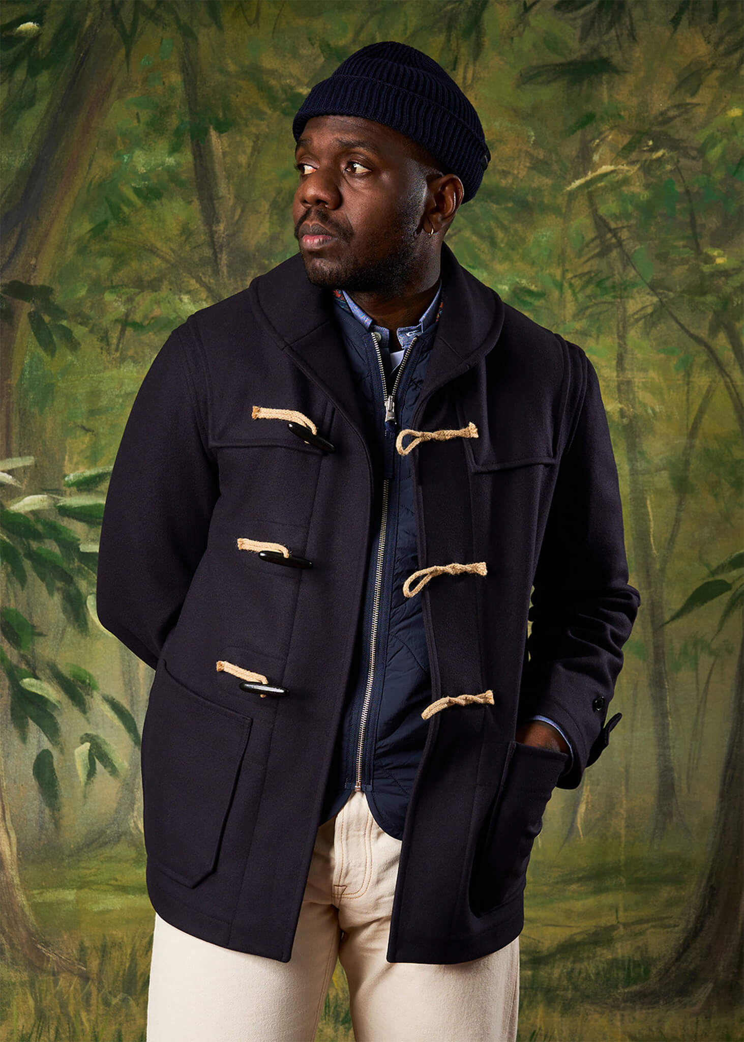 Men's Cocteau Duffle Jacket Navy | Gloverall