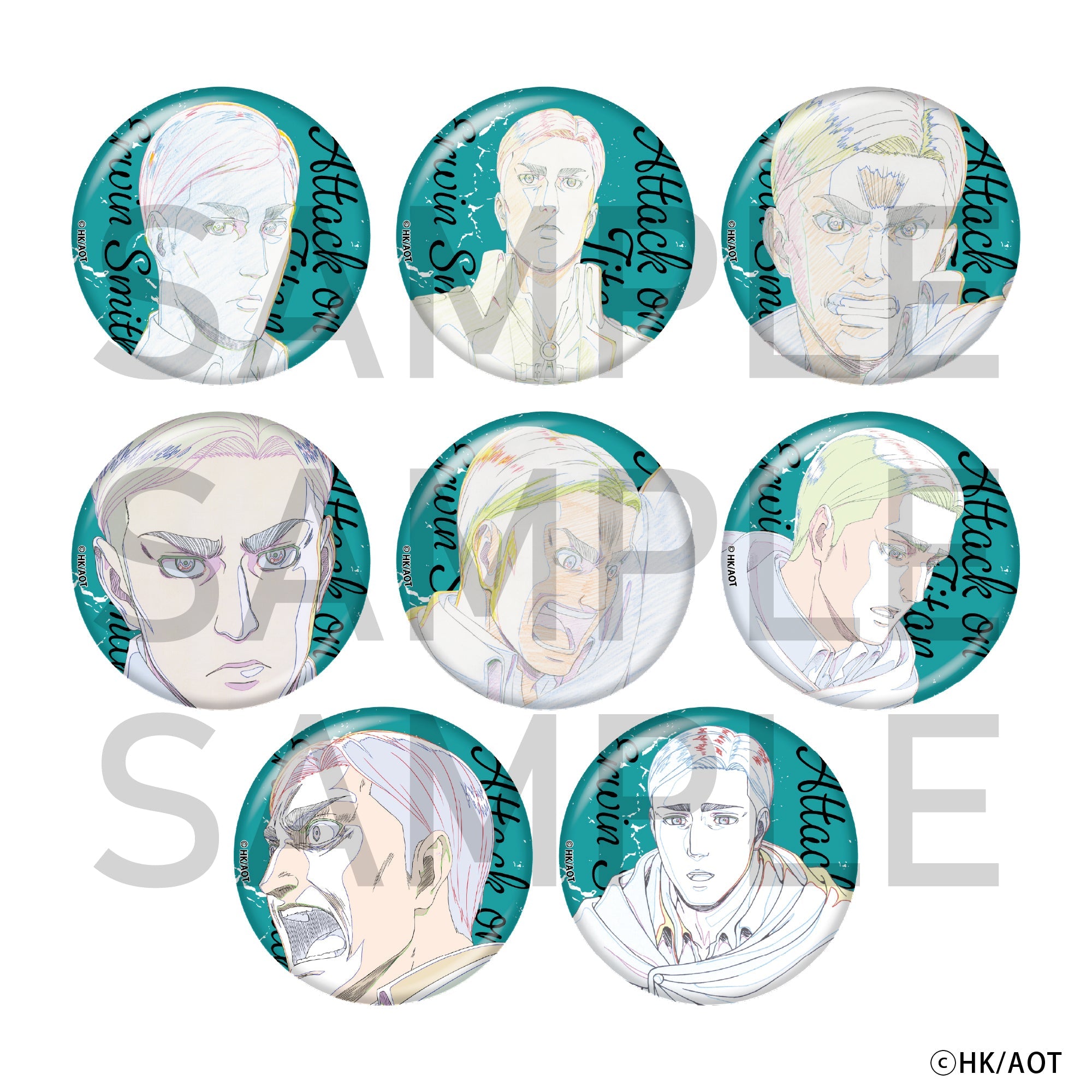 進撃の巨人 エルヴィン確定ランダム缶バッジ （全8種）BOX – IG Port