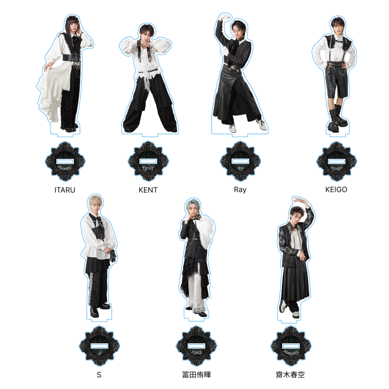 Acrylic Stand vol.7 | 龍宮城 OFFICIAL SHOP｜龍宮城 公式グッズ通販