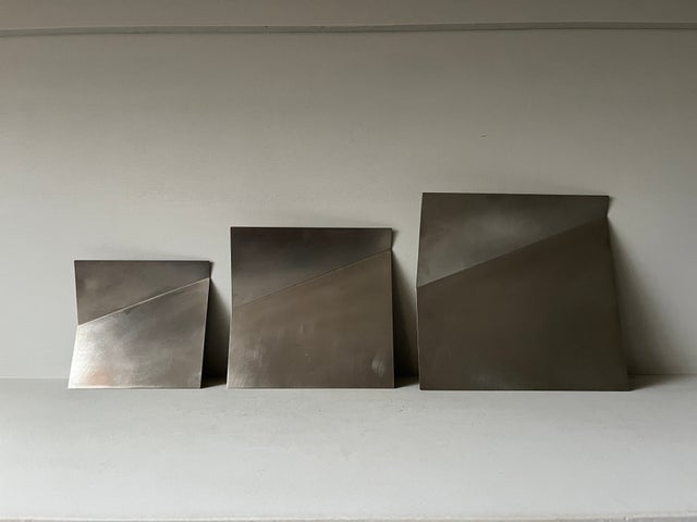 竹俣勇壱 Takemata Yuichi ステンレス角皿/折S 2枚セット 竹俣勇壱