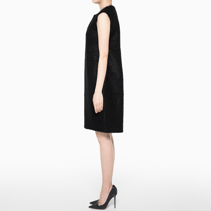 YOKOCHAN（ヨーコチャン）Vネックモヘアバルーンドレス-ドレスレンタル