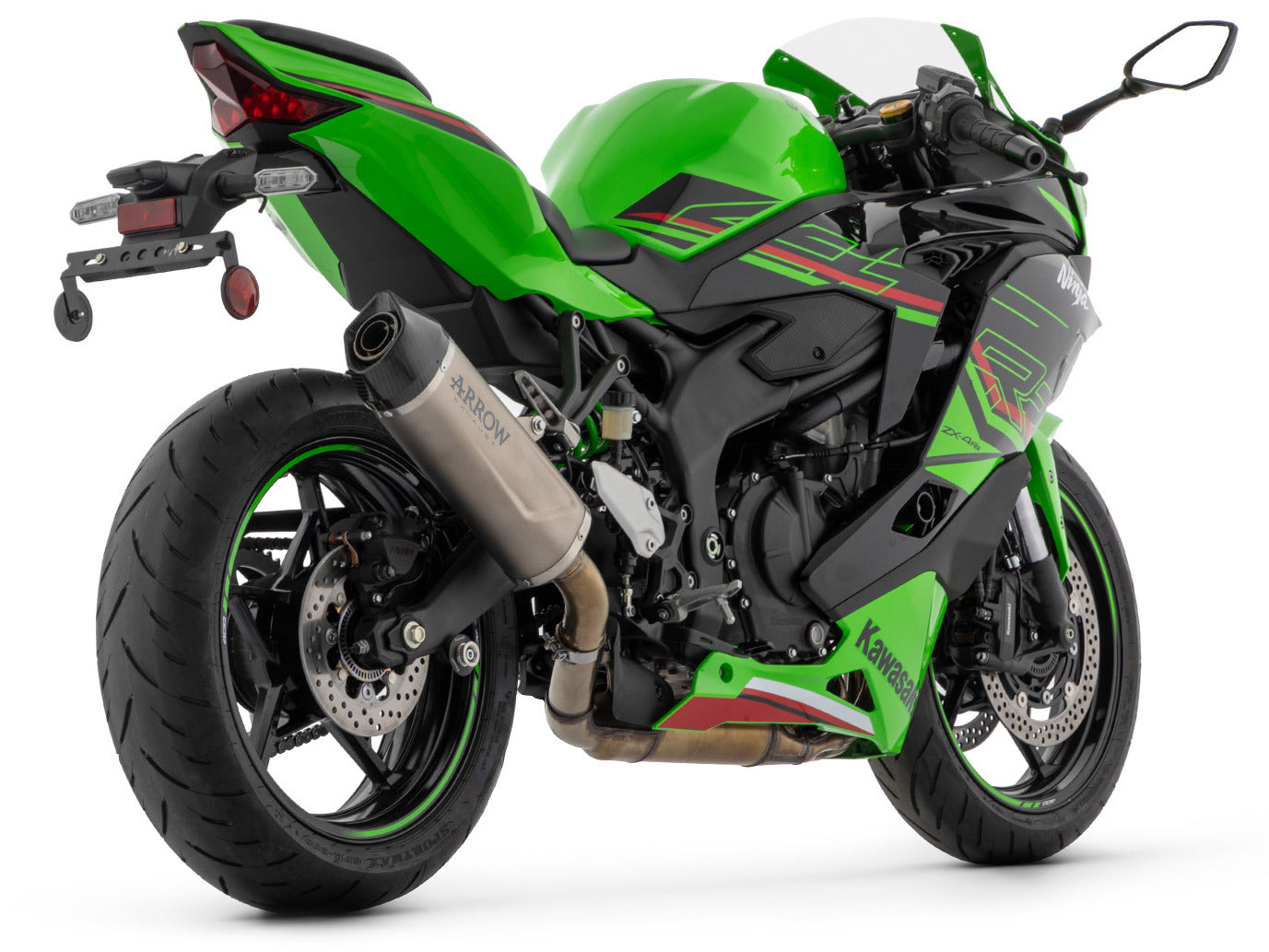 ARROW Kawasaki ZX-4R (2024+) Aluminum Slip-on Exhaust – 2Wheels Hero