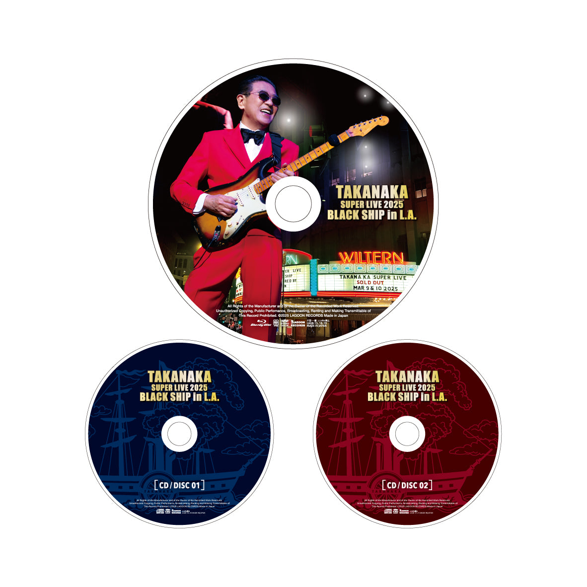 初回生産盤］TAKANAKA SUPER LIVE 2025 BLACK SHIP in L.A. – Takanaka