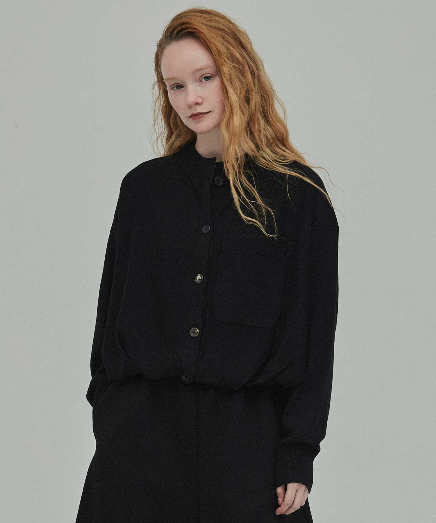 double-front cardigan(M BLACK): nagonstans: WOMENS｜THE TOKYO