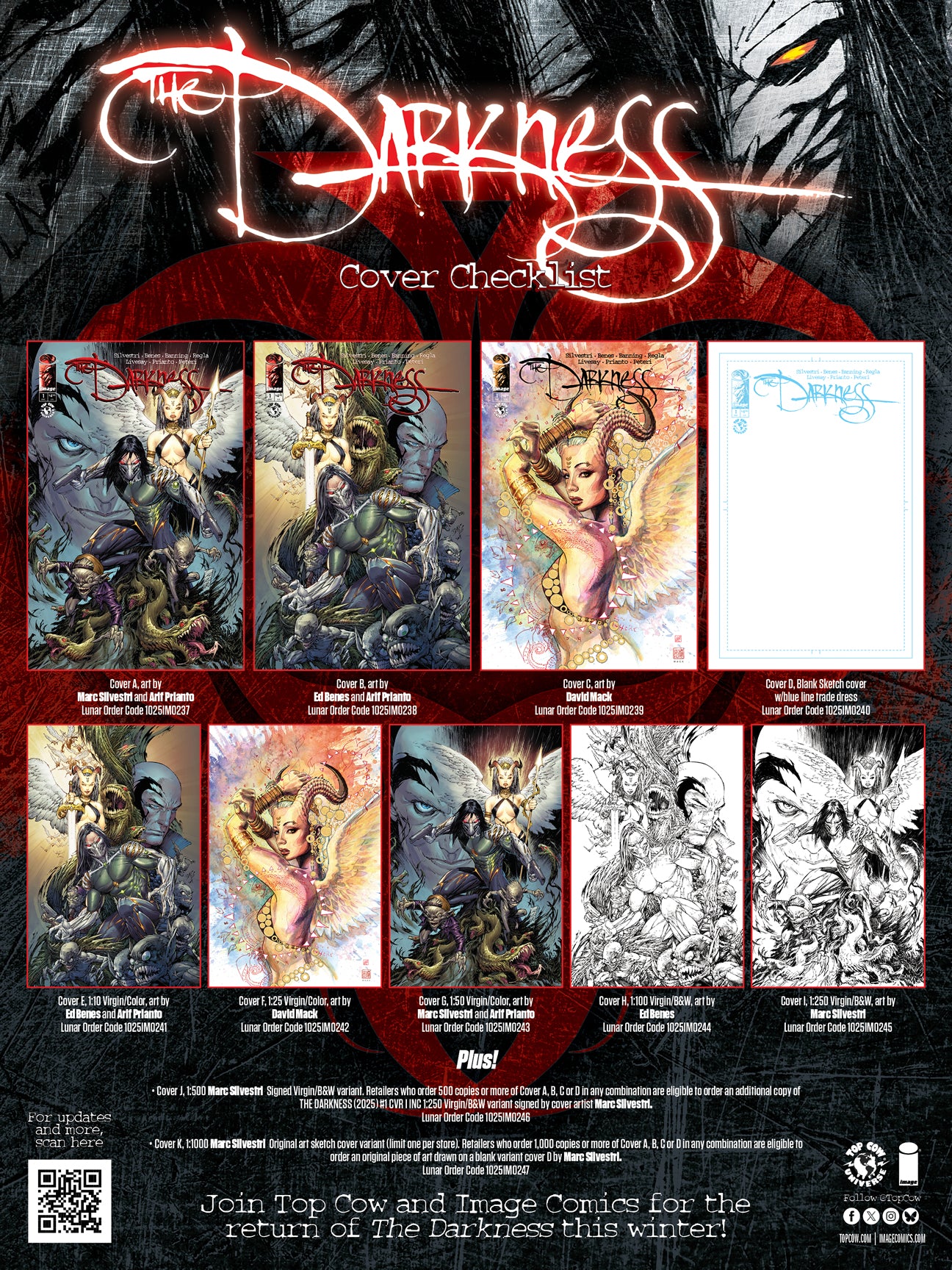 The Darkness #1 (2025) Promo Poster – Top Cow