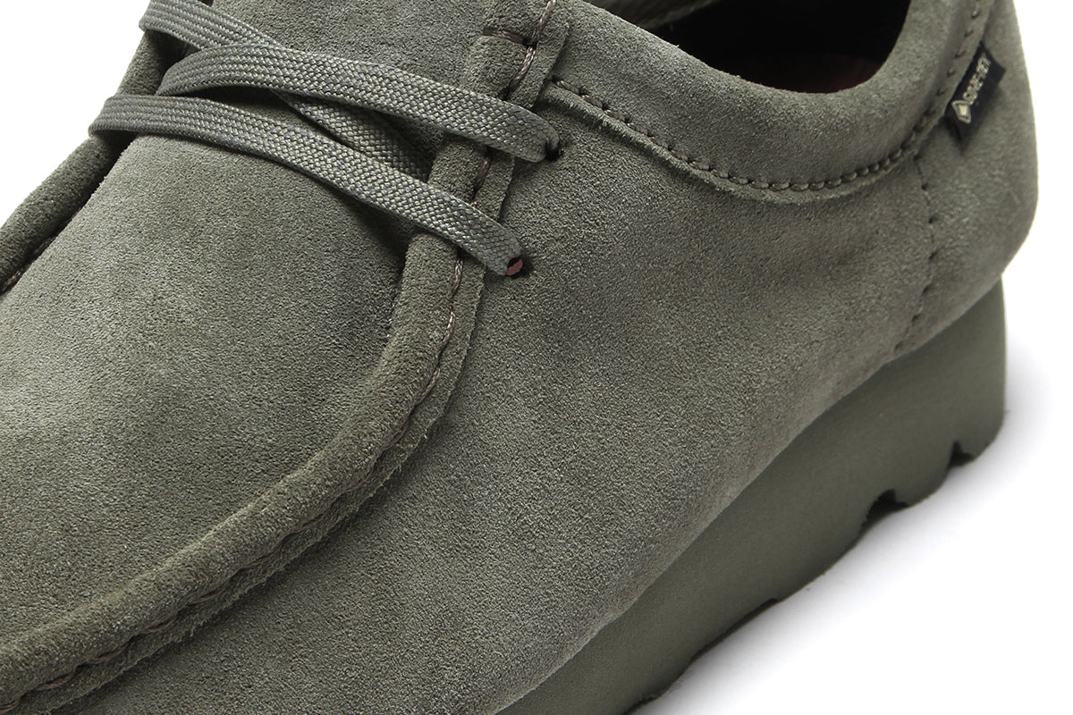 Women's Wallabee GTX Khaki/Green Suede – Premier
