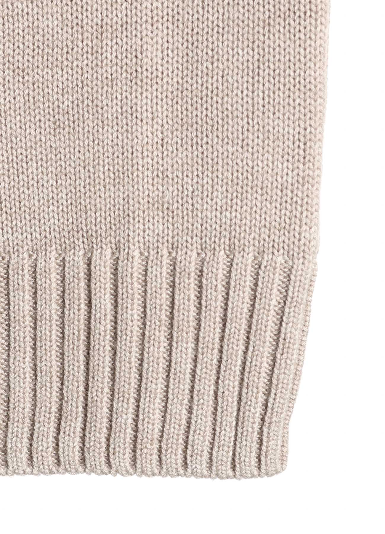 7G WOOL-BLEND INTARSIA CROW-PATTERN PULLOVER(M Beige): S'YTE｜THE