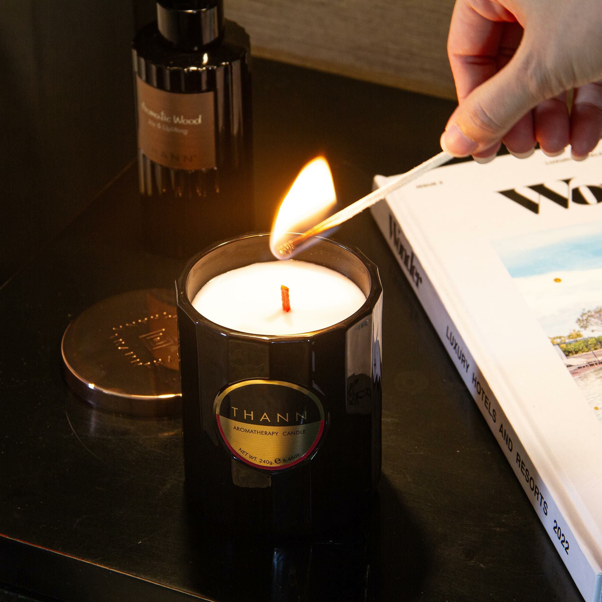 アロマティックキャンドル EG 《アールグレイ インフュージョン》 | THANN