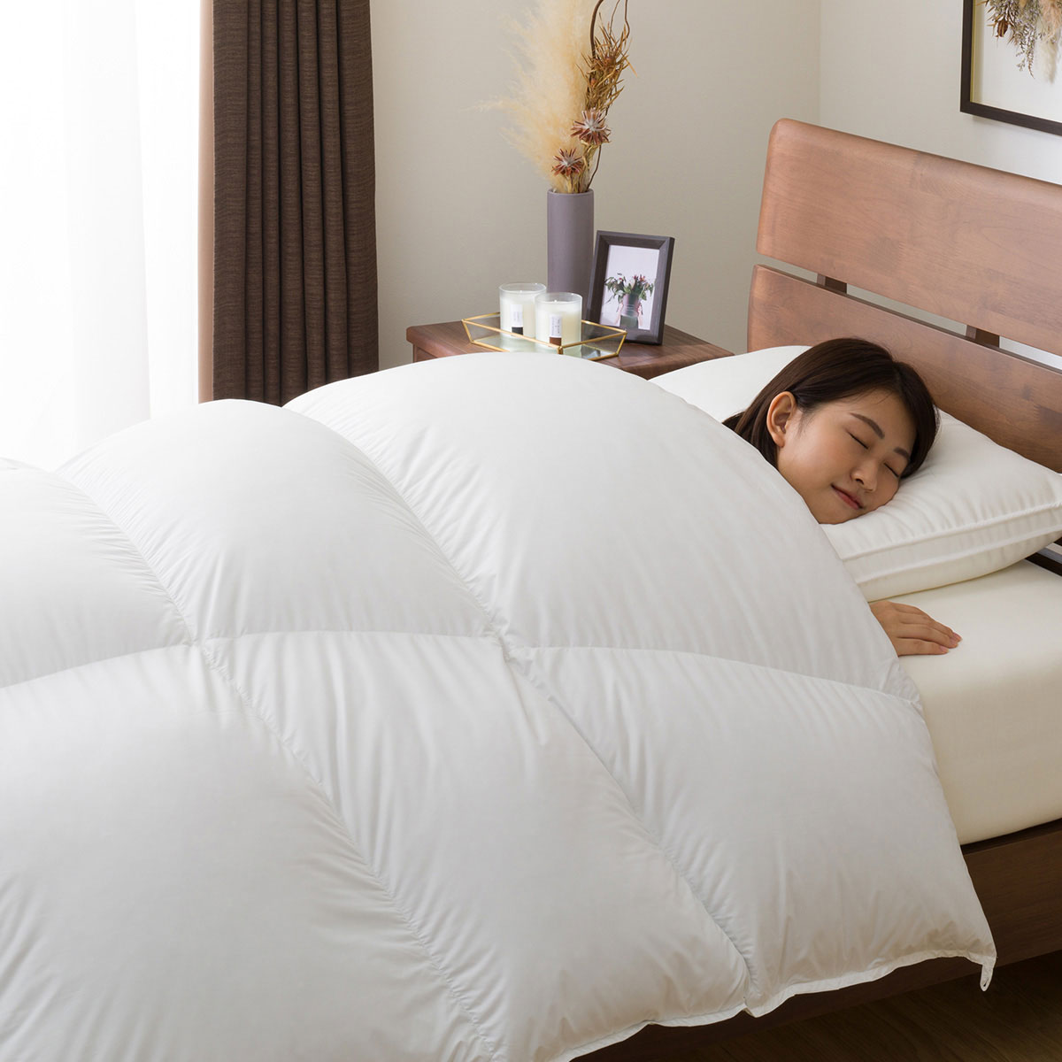 羽毛掛け布団 ダブル (ULG-3 n D) 【・玄関先迄納品】 【1年保証