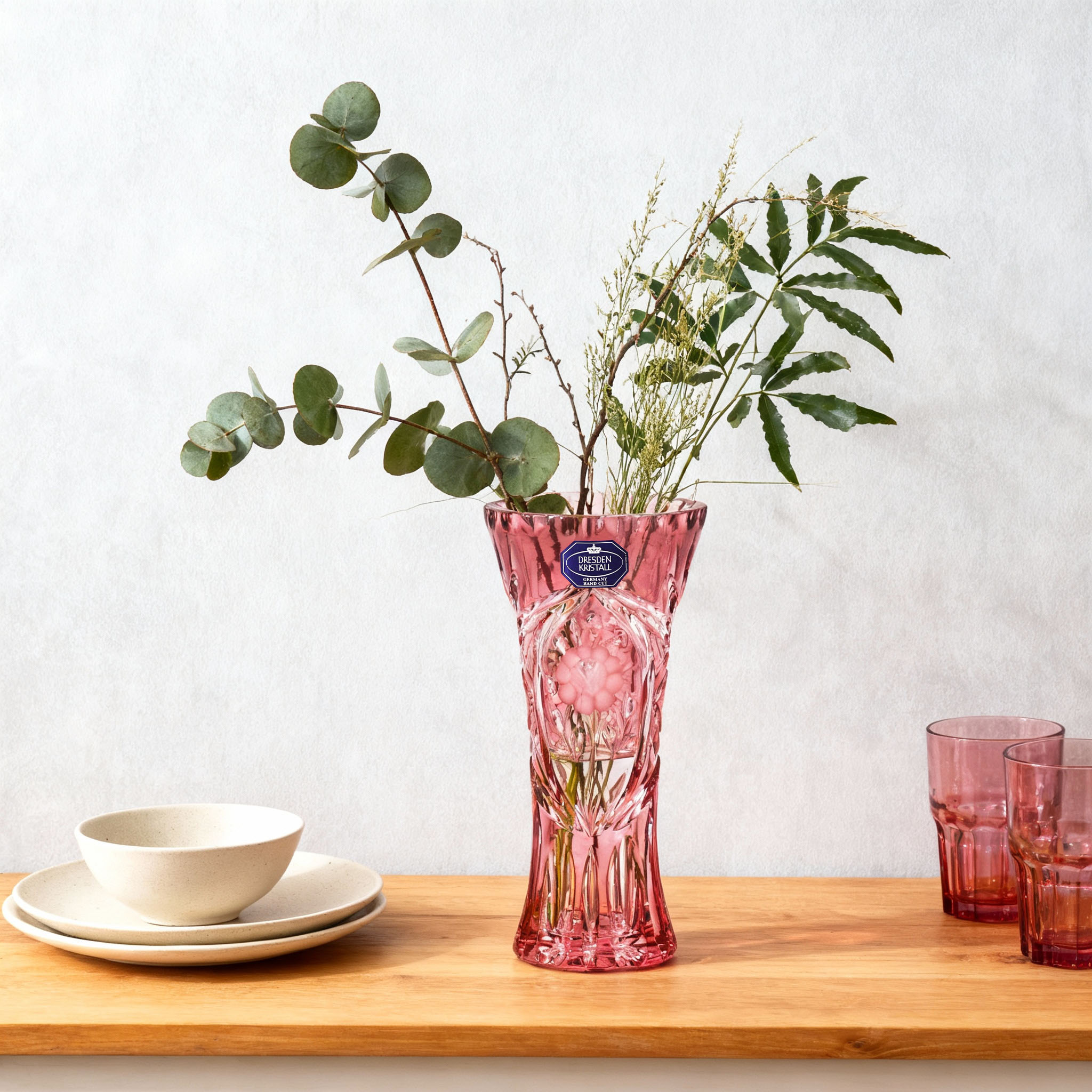 楽天市場】ドレスデン クリスタル（花瓶｜インテリア小物・置物