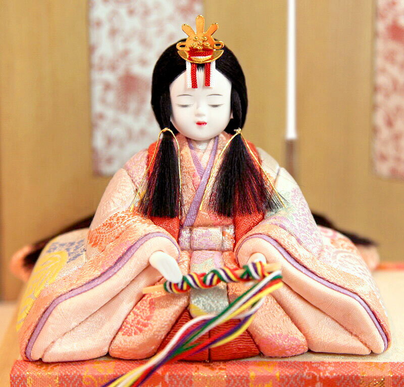 雛人形 久月 ひな人形 雛 木目込人形飾り 段飾り 十人飾り 一秀作 桜香