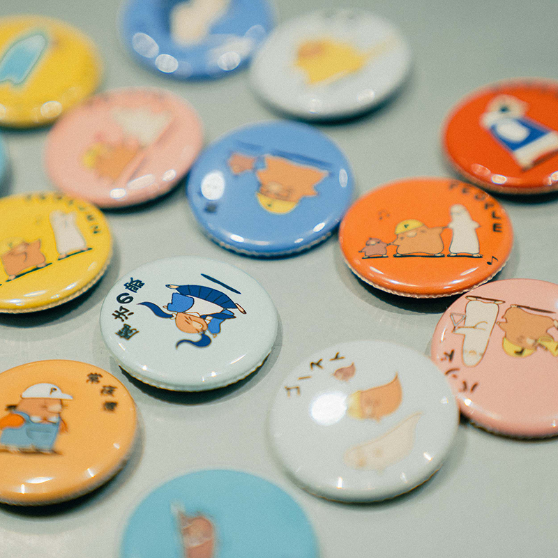 7/21まで】 12個 PEOPLE1 スペシャルもぐら缶バッジガチャ 7/21まで