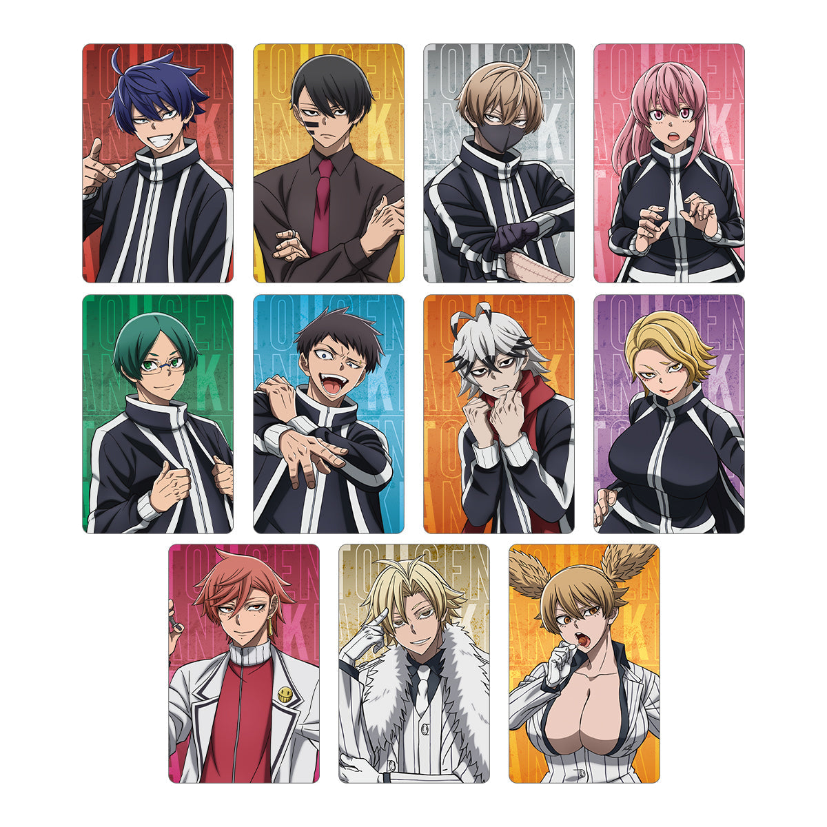 矢颪 碇 プラスチックカード｜TVアニメ『桃源暗鬼』公式オンラインストア