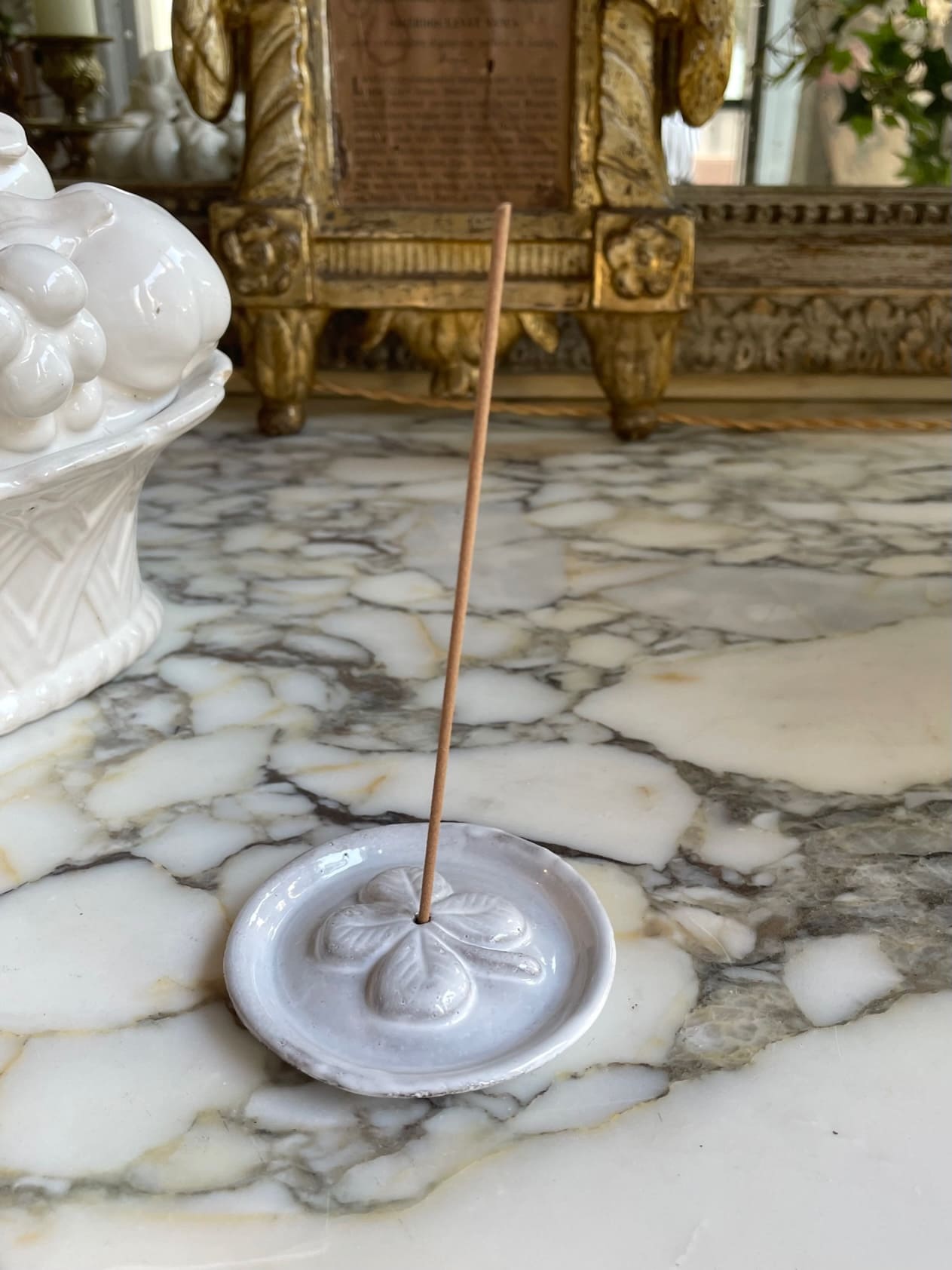 金継ぎ用 Astier de Villatte インセンスホルダー アスティエ お香立て