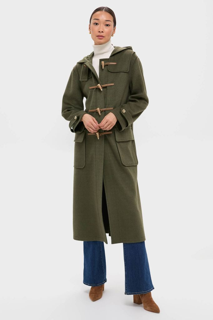 Olive Green Arthur Toggle Stadium Coat | Tuckernuck