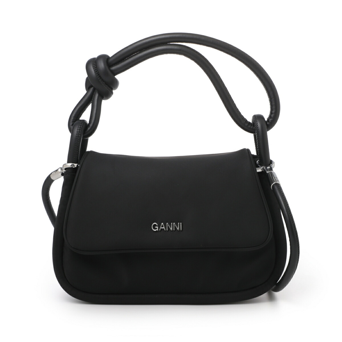 楽天市場】ガニー GANNI ハンドバッグ 2WAY ショルダーバッグ ブラック