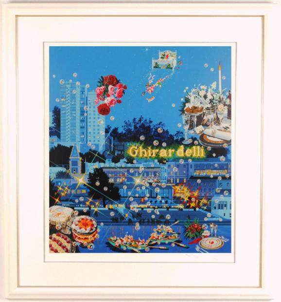 楽天市場】ヒロ・ヤマガタ 二人の星 インテリア 絵画 サンフランシスコ