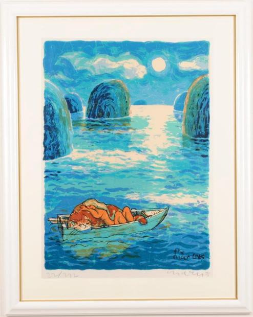 絵画 マイケルルー シルクスクリーン 横たわる裸婦 楽天市場】 お勧め作家 > マイケル・ルー : アートギャラリーモトカワ