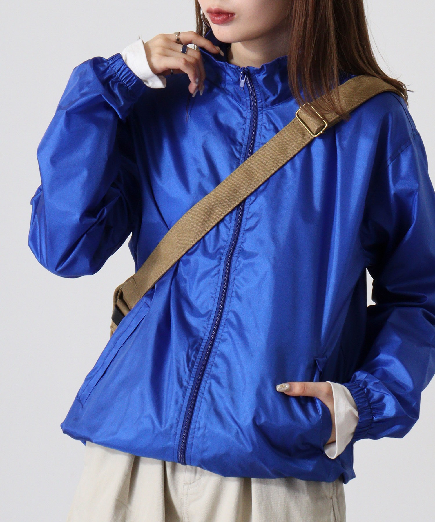 楽天市場】ベーシック ブルゾン ナイロン ジャンパー ジャケット 軽量