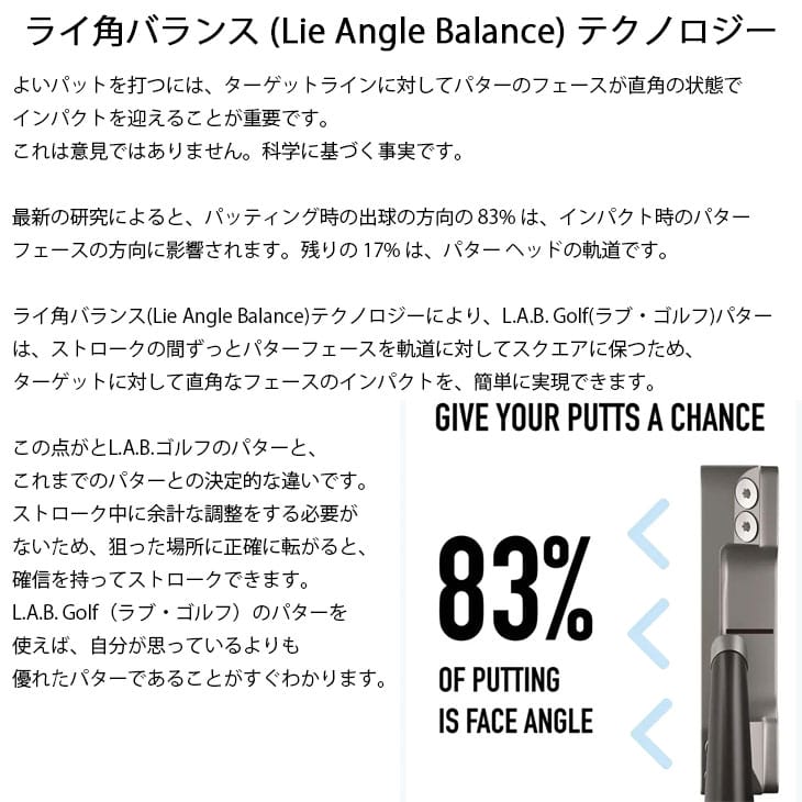 楽天市場】【ボール特典付】L.A.B. GOLF ラブ・ゴルフ LINK.1 リンク.1