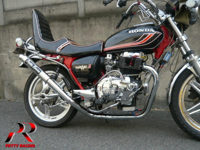 楽天市場】HONDA CB250T CB400T ホーク2 極 UPタイプ マフラー 42.7π
