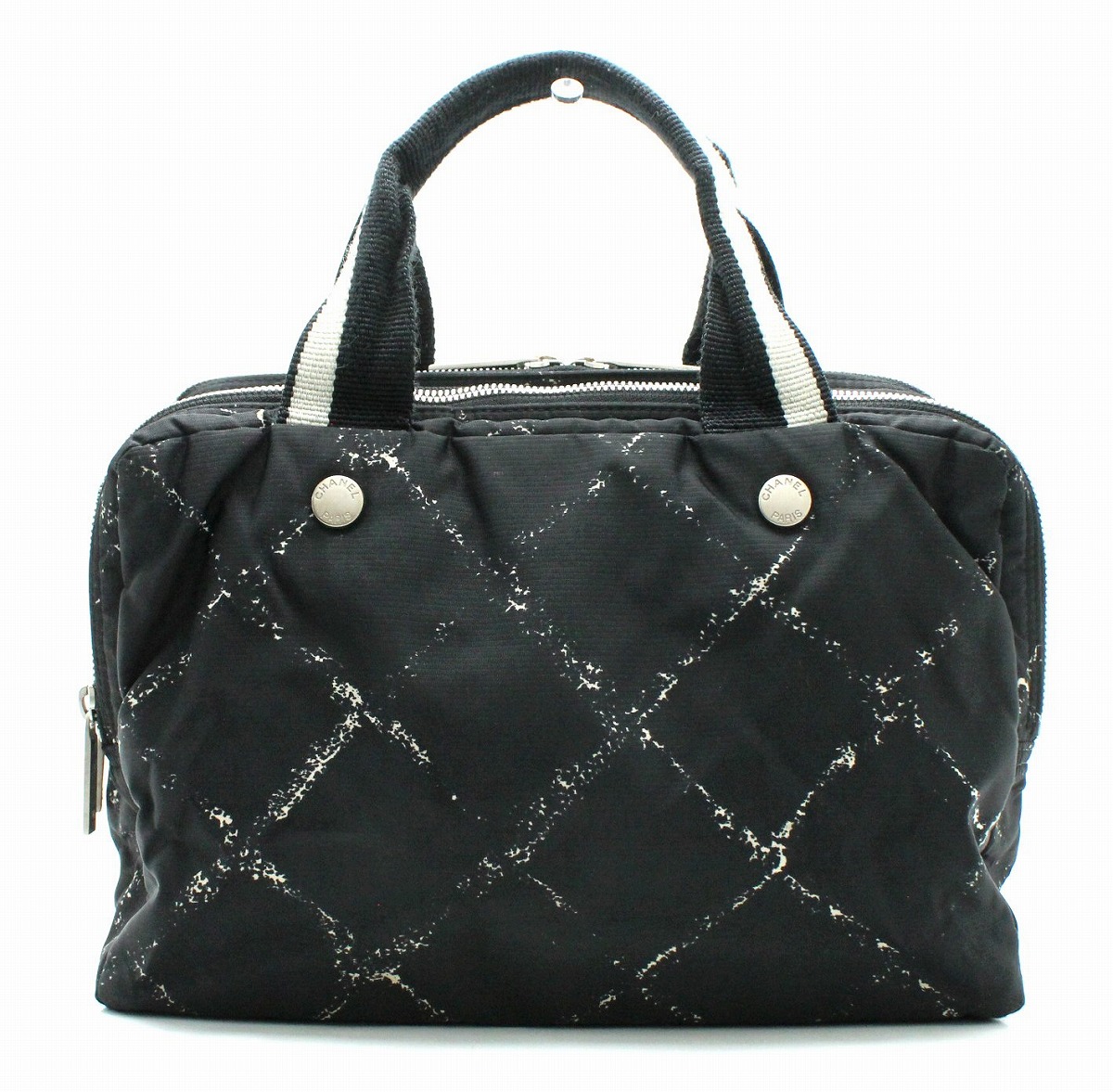 楽天市場】【バッグ】CHANEL シャネル 旧 トラベルライン ミニボストン