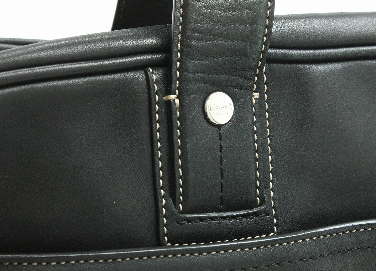 楽天市場】【バッグ】COACH コーチ レザー ビジネスバッグ ブリーフ