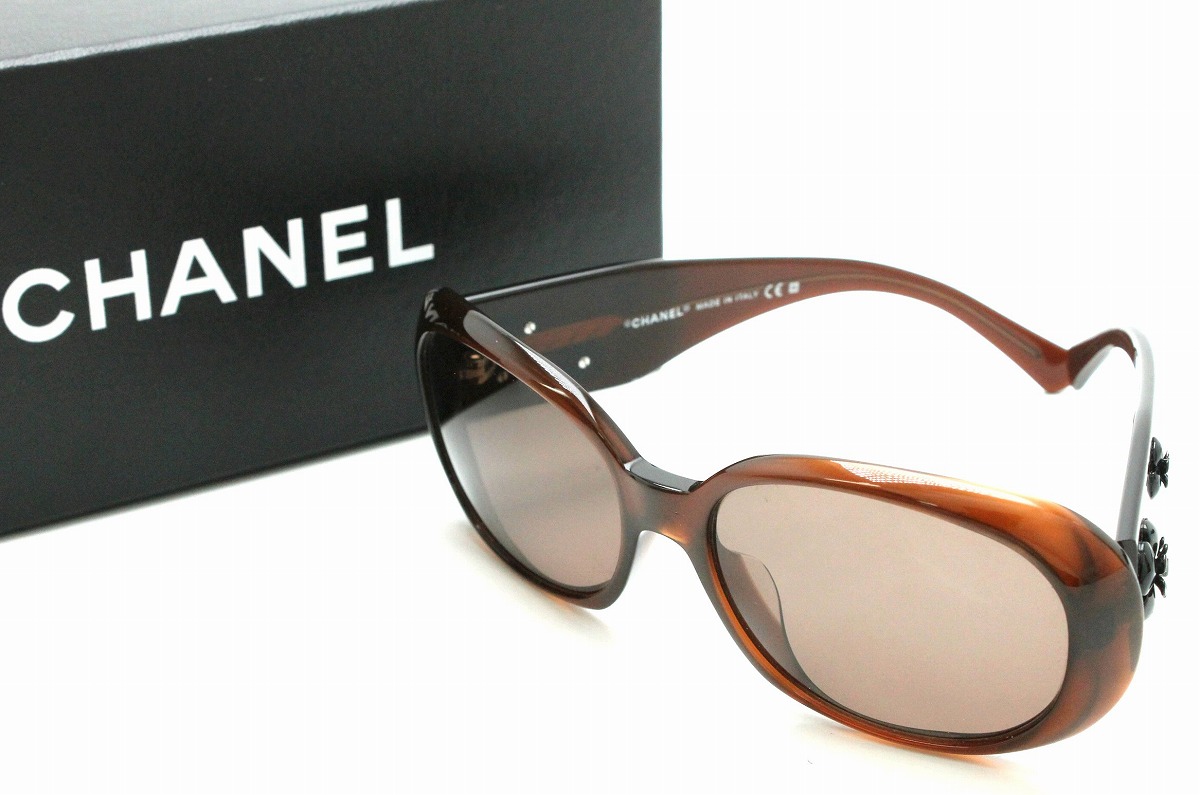 楽天市場】CHANEL シャネル サングラス カメリア ココマーク スモーク